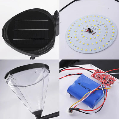 Lampadaire Solaire de Jardin LED Étanche IP65