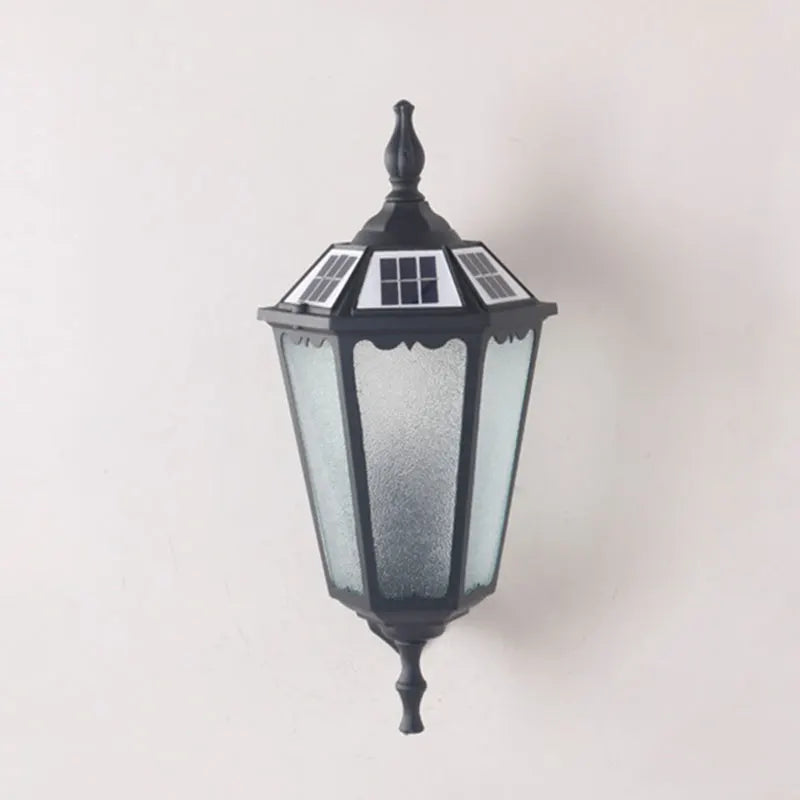 Applique Solaire Murale Extérieure Rétro Étanche