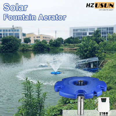 Aérateur d'Étang Solaire Flottant 1 HP pour Bassin et Barrage