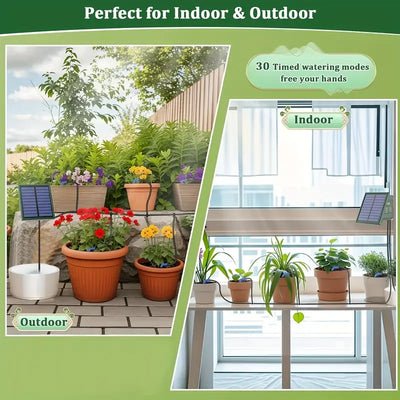 Kit d'Irrigation Solaire DIY pour Potager et Balcon