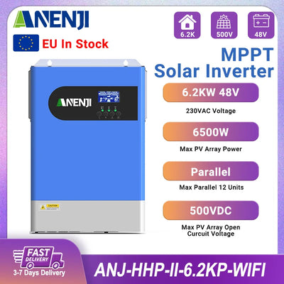 Onduleur Solaire Hybride 6,2 kW MPPT 48V