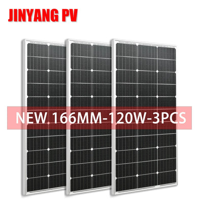 Panneau Solaire Rigide Verre Monocristallin 120W