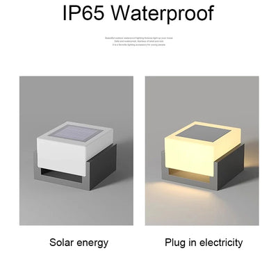 Lampe Solaire de Poteau Murale Extérieure - vue 5
