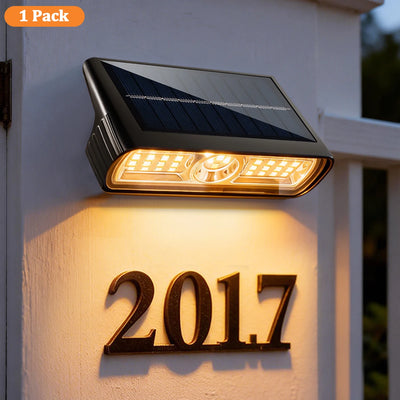 Lampe Solaire Numéro de Maison 28 LED 800lm Angle Réglable