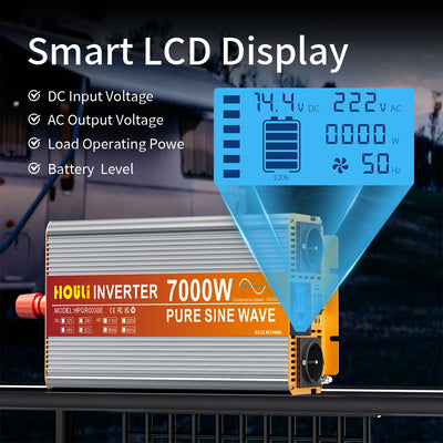 Convertisseur Solaire Onde Pure 3000W à 7000W