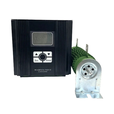 Régulateur Hybride MPPT Solaire 1500W et Éolien 2000W Bluetooth