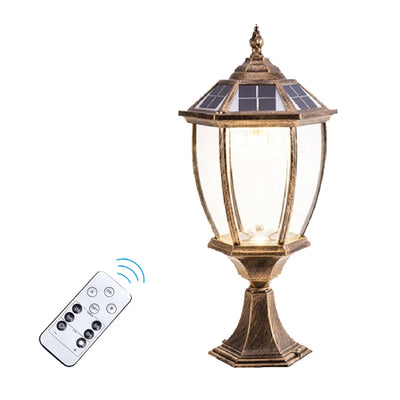 Borne Solaire de Pilier et Portail LED Étanche