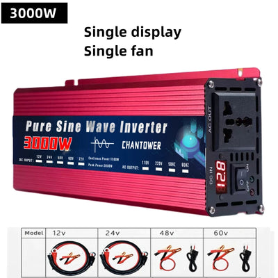 Convertisseur Solaire Onde Pure 1000W à 5000W