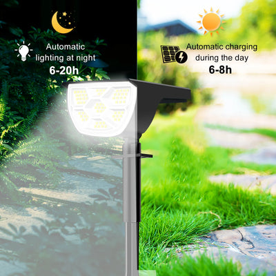 Projecteur Solaire LED Paysage 3 Modes Jardin Cour