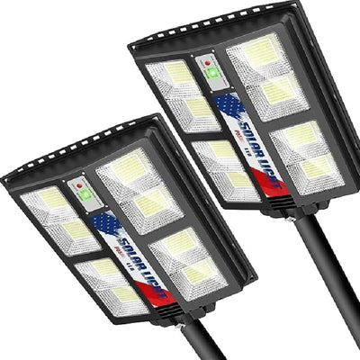 Lampe Solaire de Rue Extérieure Puissante avec Télécommande
