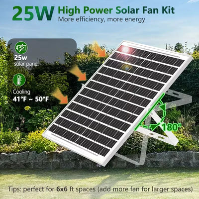 Extracteur Solaire Double avec Minuterie et Détection Infrarouge