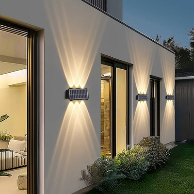 Applique Solaire Murale LED Étanche Cour Rue Jardin Extérieur