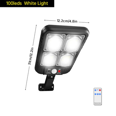Applique Solaire Extérieur Étanche avec Télécommande IP65