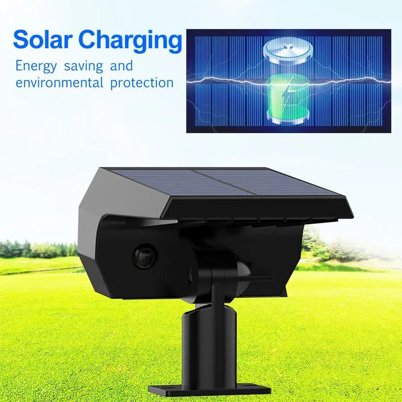 Spot Solaire Extérieur 52 LED à Planter pour Jardin, Cour et Allée
