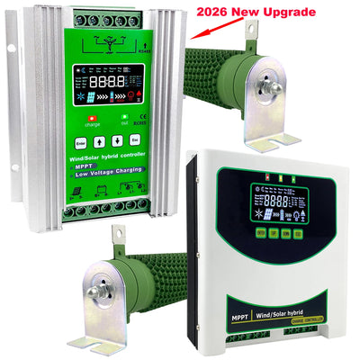 Régulateur Hybride MPPT Solaire 3000W et Éolien 2000W
