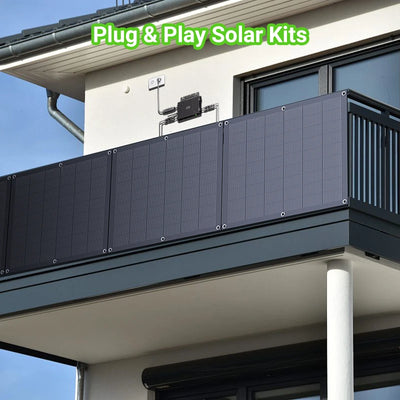 Micro-Onduleur Solaire 800W Kit Balcon 4 Panneaux