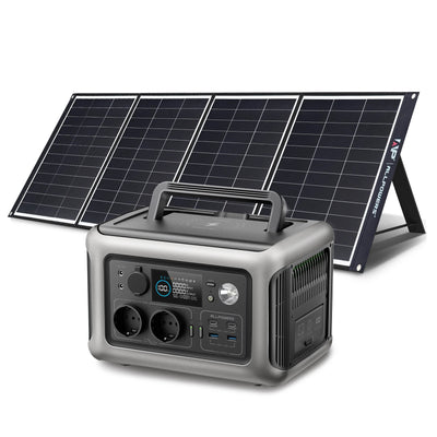 Générateur Solaire Portable 600W avec Panneau
