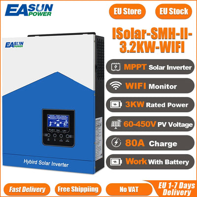 Onduleur Solaire Hybride 6,2 kW 48V MPPT