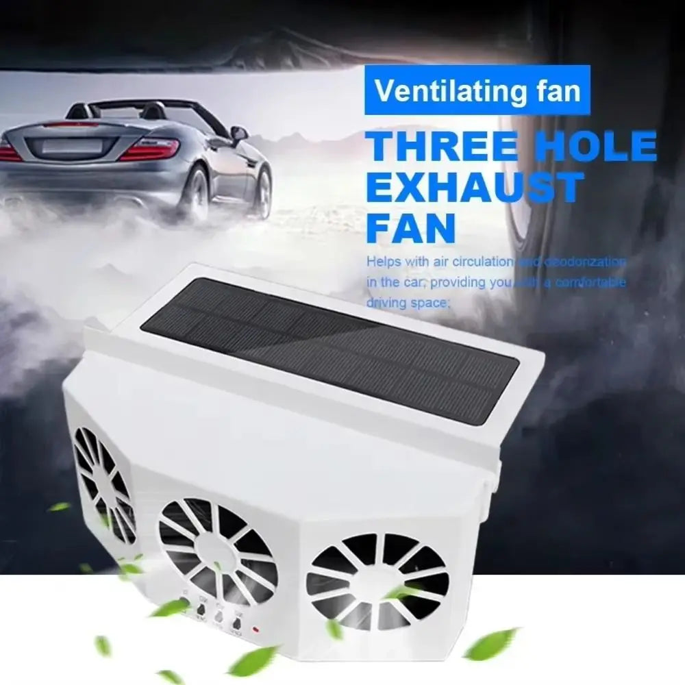 Ventilateur Solaire Automatique Haute Puissance pour Voiture