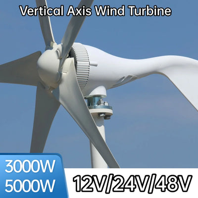 Éolienne 3000W 5000W Contrôleur PWM Camping-Car et Ferme