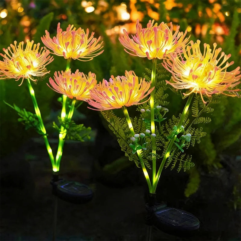 Lampe Solaire Fleur Lumineuse Décorative pour Jardin