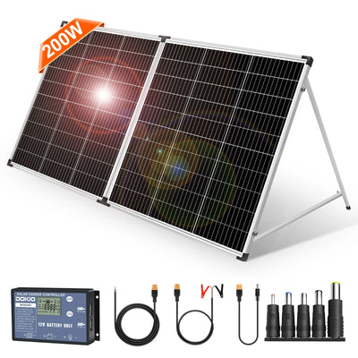 Panneau Solaire Pliable Dokio 100W 160W 200W pour Camping-Car