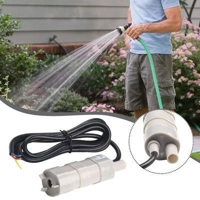 Pompe à Eau 12V DC Haut Débit 1000 L/h pour Jardin