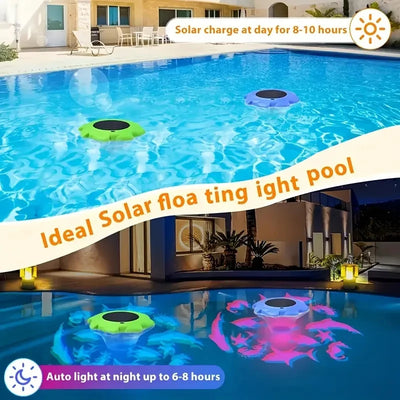 Lampe Solaire Flottante LED Piscine et Bassin Multicolore