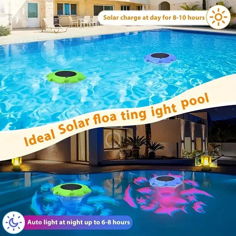 Lampe Solaire Flottante LED Piscine et Bassin Multicolore