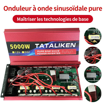 Convertisseur Solaire Onde Pure 8000W 12V/24V