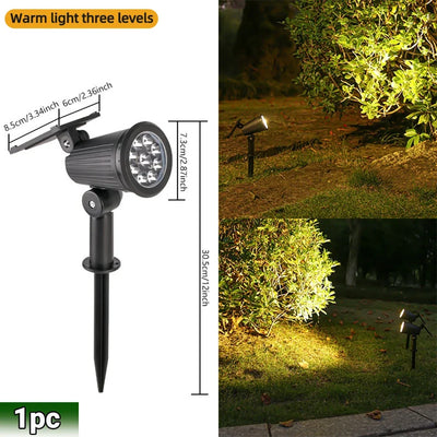 Spot Solaire 9 LED IP65 RGB Luminosité Réglable