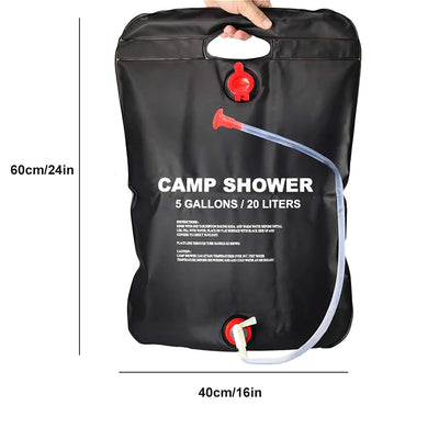 Sac de Douche Solaire 20L 40L pour Camping