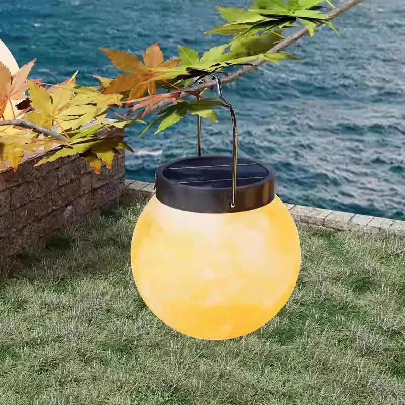 Applique Solaire Murale Lune LED Étanche