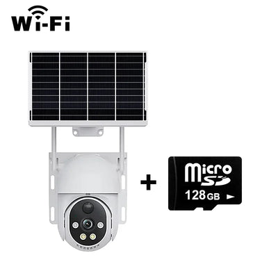 Camera Solaire Sans Fil Double Objectif Suivi Auto