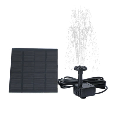Pompe Solaire Submersible avec 6 Buses pour Jardin