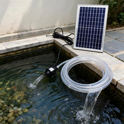 Pompe Solaire Submersible 12V Bassin Cascade et Aquarium