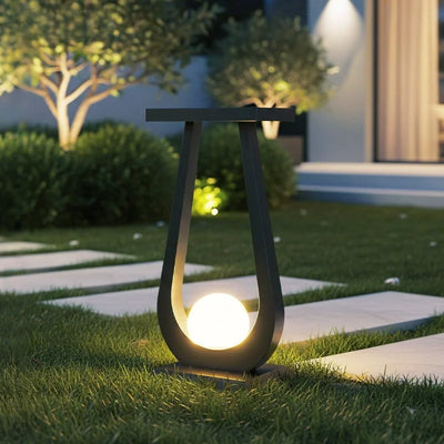Lampe Solaire de Sol pour Pelouse et Jardin