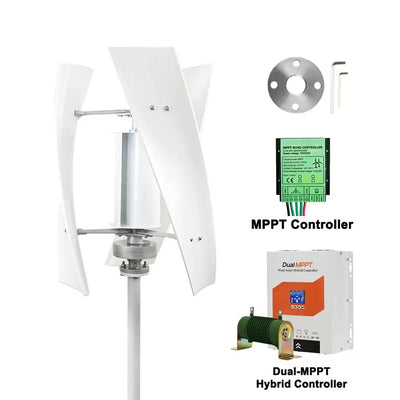 Générateur Éolien Vertical EKPAOWE 3000W 12V 24V 48V