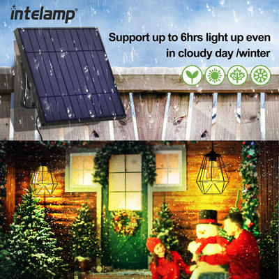 Lampe suspendue solaire super lumineuse en extérieur