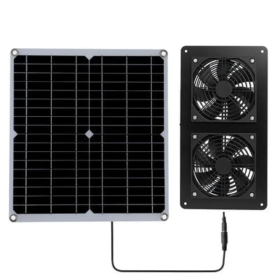 Ventilateur Solaire Extérieur pour Serre et Chenil