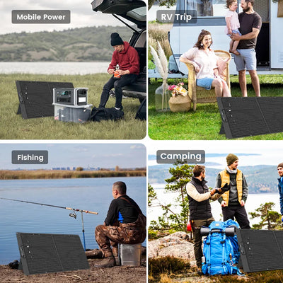 Panneau Solaire Pliable Portable 100W