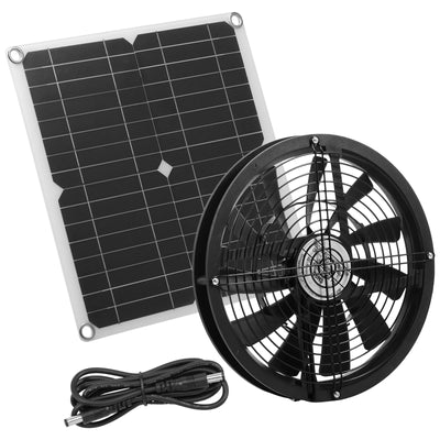 Extracteur Solaire 100W pour Poulailler et Serre