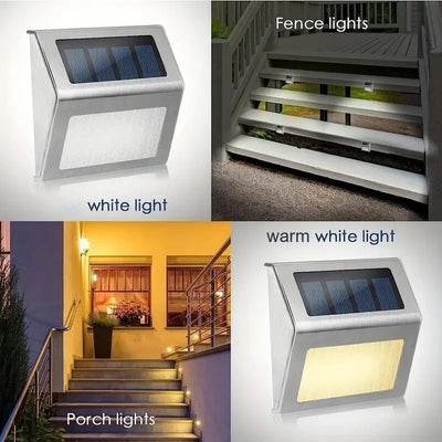 Lampe Solaire STAARIC Garde-Corps Escalier Acier Inox