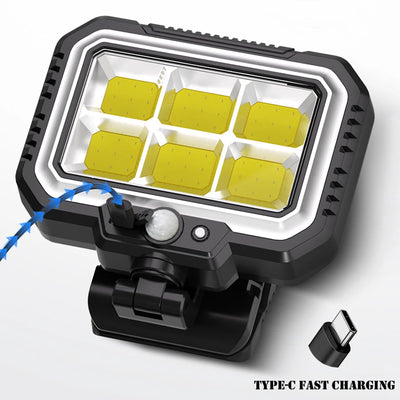 Lampe Solaire Clipsable Détecteur Mouvement Étanche Jardin Clôture