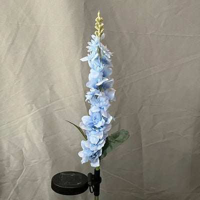 Lampe Solaire Fleur de Jacinthe Blanc Chaud Extérieur