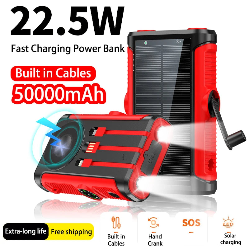 Chargeur Solaire 50000mAh MagSafe Sans Fil