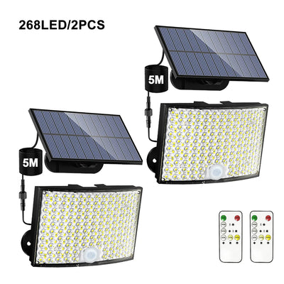 Projecteur Solaire avec Détecteur de Mouvement 348 LED