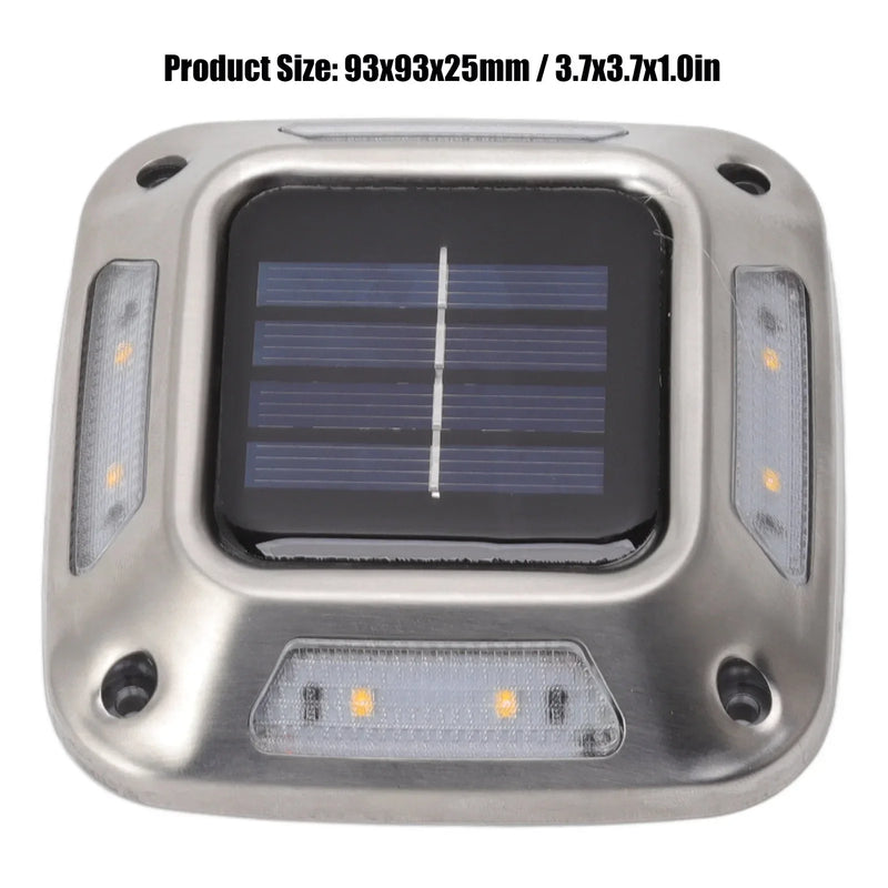Lampe Solaire de Sol LED Étanche Jardin Éclairage Allée