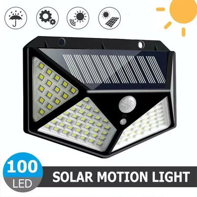 Applique Solaire Extérieur 100 LED Détecteur de Mouvement