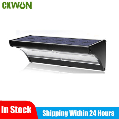 Lampe Solaire Extérieur Détecteur de Mouvement 60 LED 6000mAh